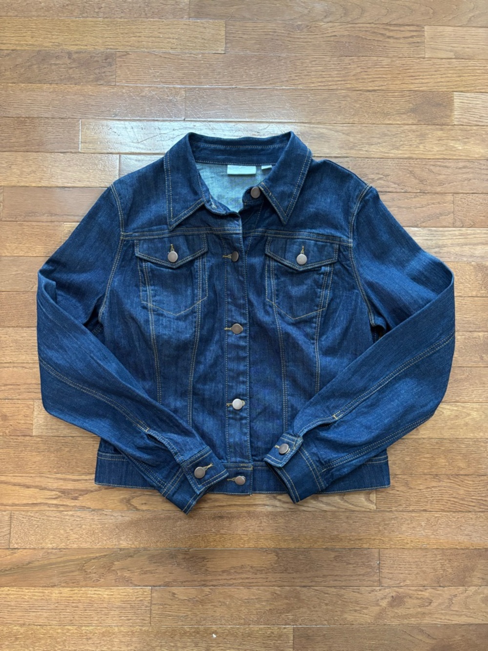 New York & Company Dark Wash Denim Jacket